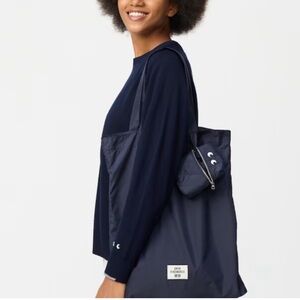 UNIQLO x ANYA HINDMARCH navy packable bag
